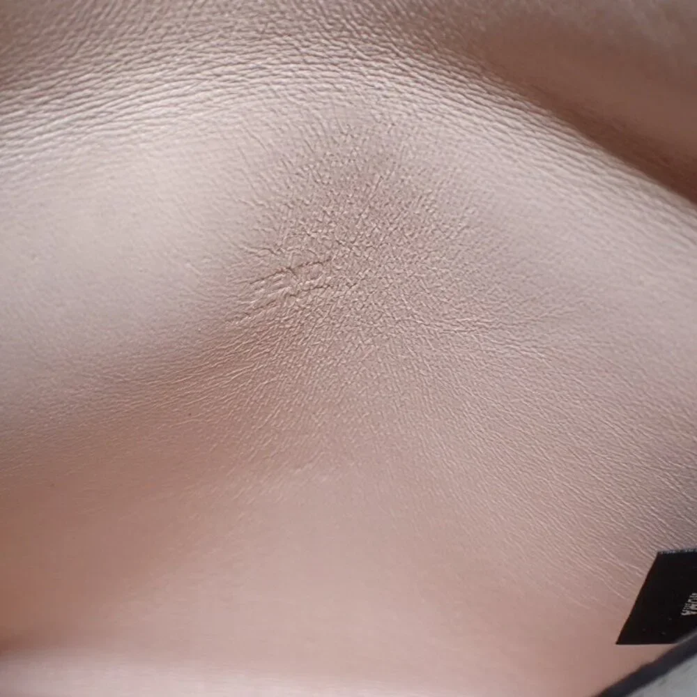 Fendi Blush-Beige Leather Envelope Clutch - Picture 5 of 6